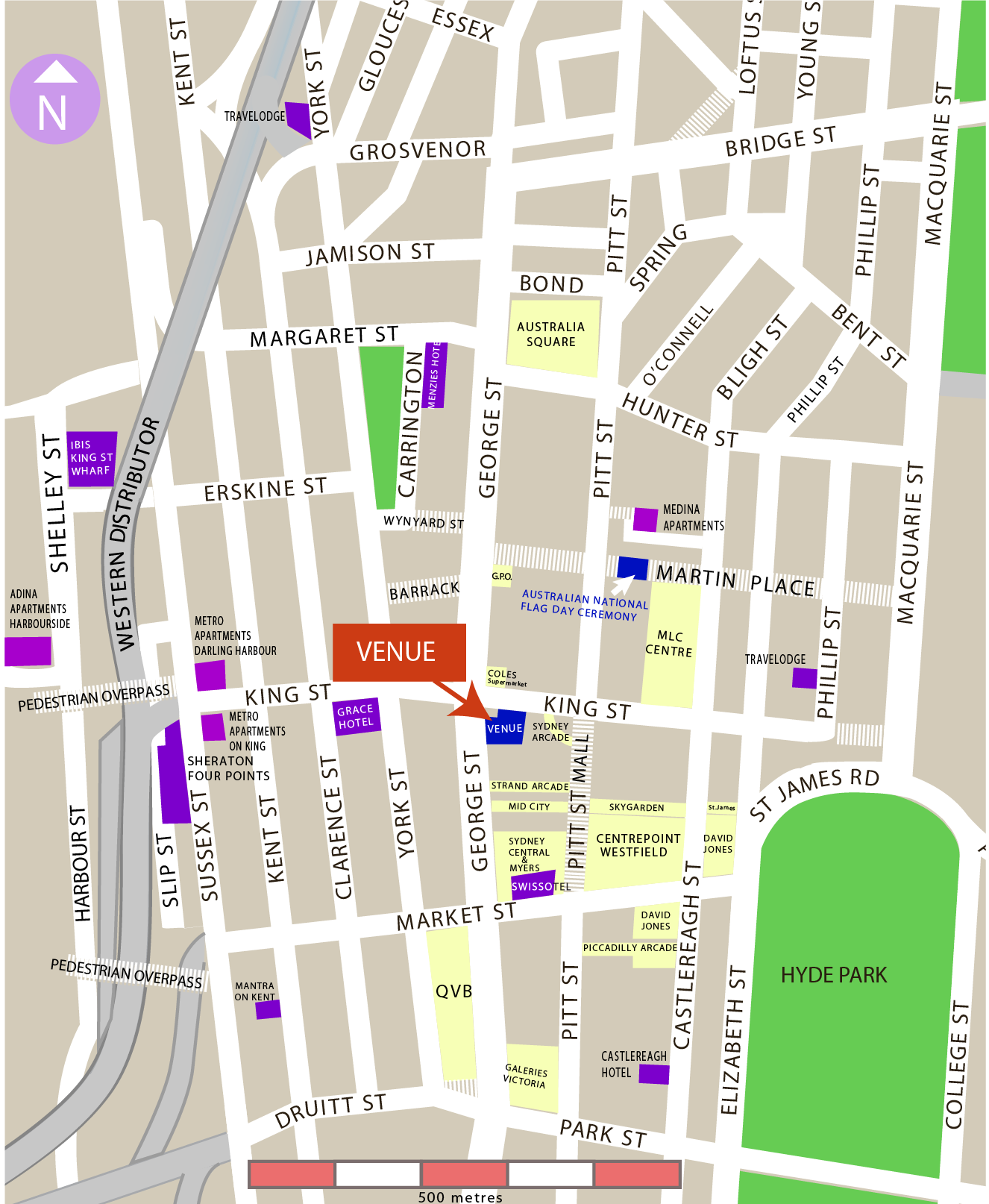 George Street Sydney Map Icv26 - Venue